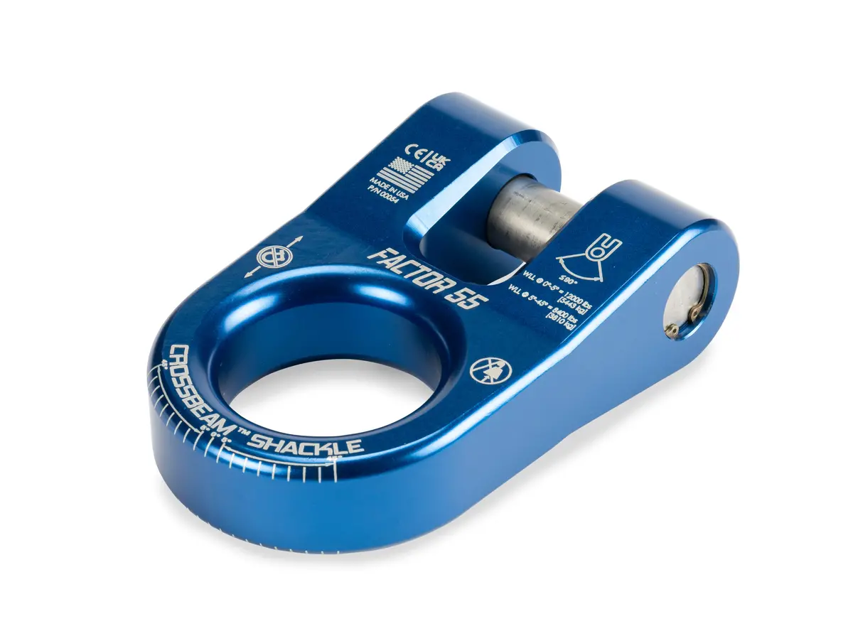 Factor 55 00054-02 Crossbeam Shackle Blue 1