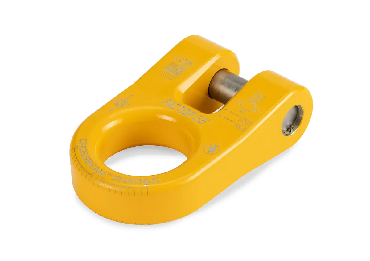 Factor 55 00054-03 Crossbeam Shackle Yellow 1