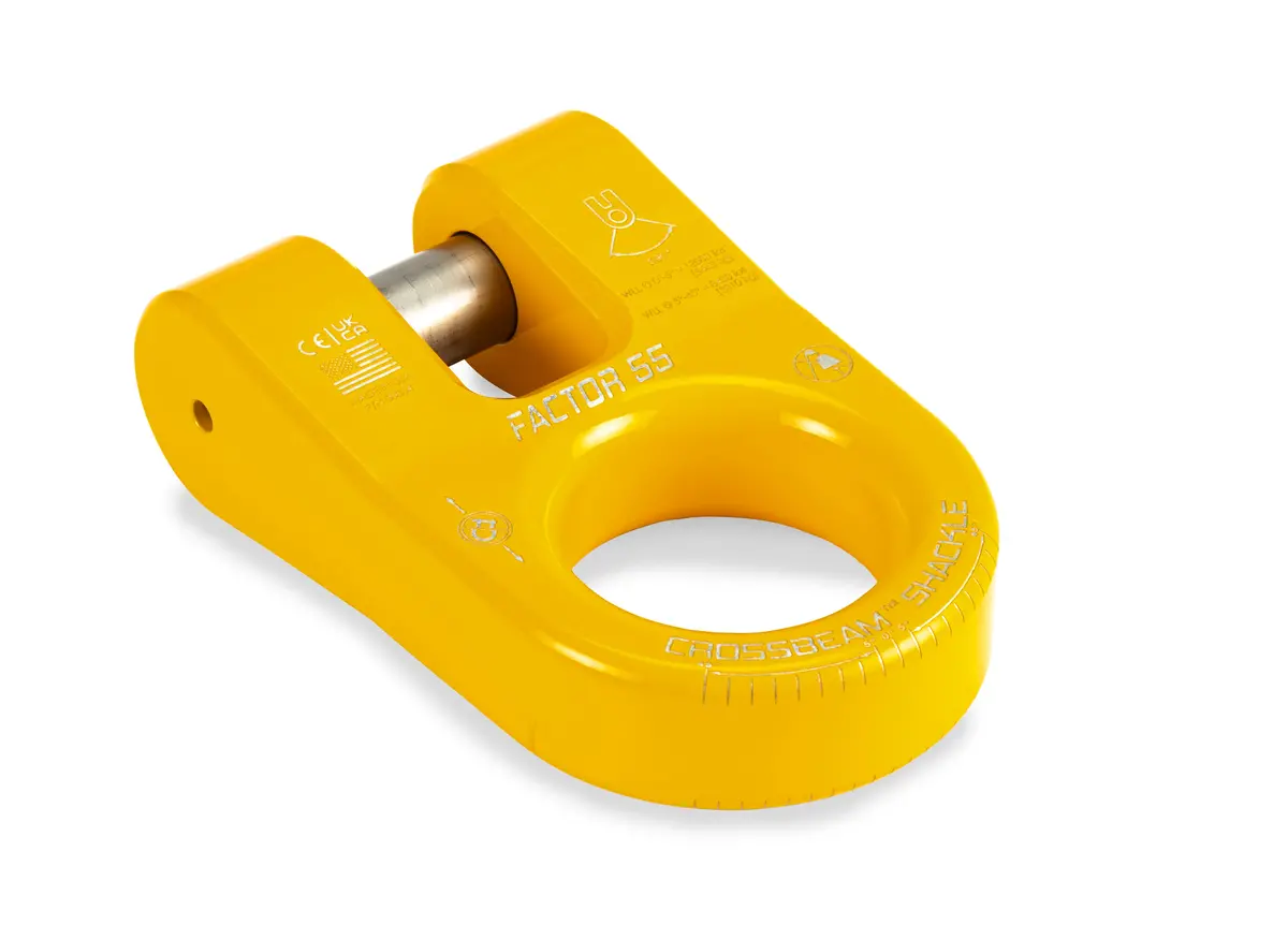 Factor 55 00054-03 Crossbeam Shackle Yellow 2