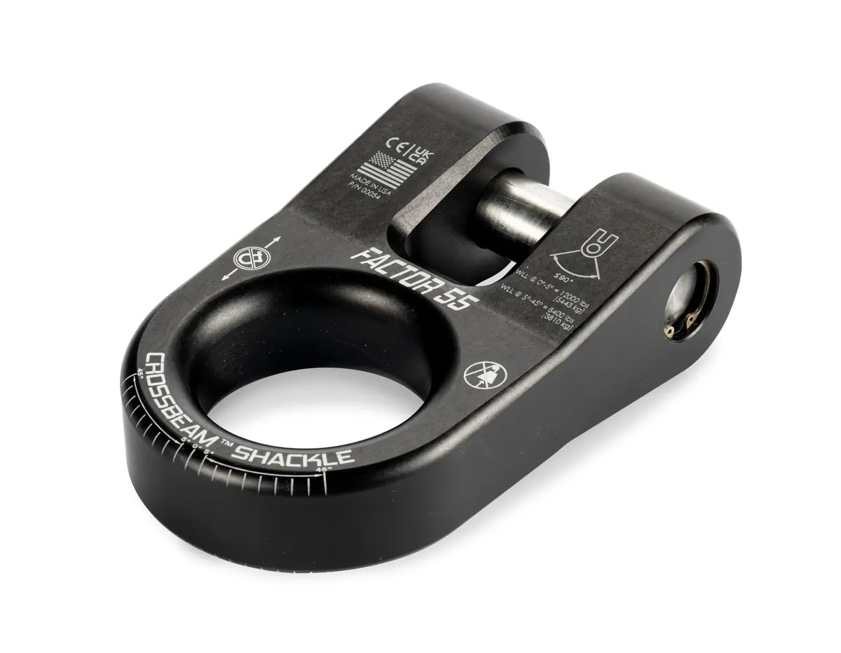 Factor 55 00054-04 Crossbeam Shackle Black 1