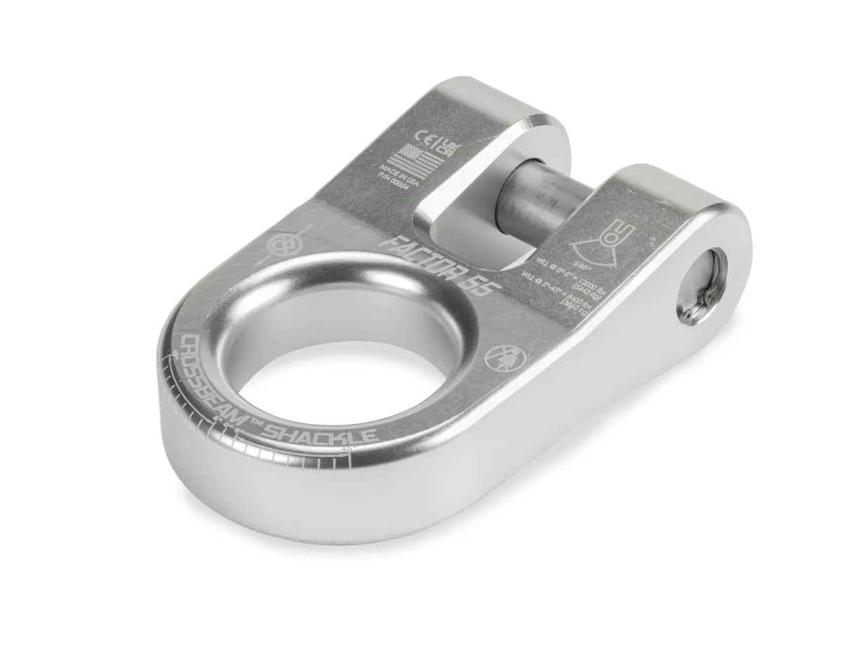Factor 55 00054-05 Crossbeam Shackle Silver 1