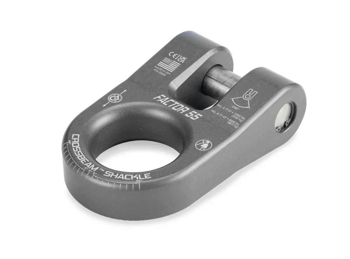 Factor 55 00054-06 Crossbeam Shckle Gray 1