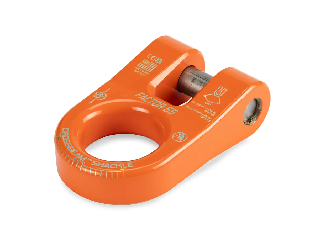 Factor 55 00054-07 Crossbeam Shackle Orange 1