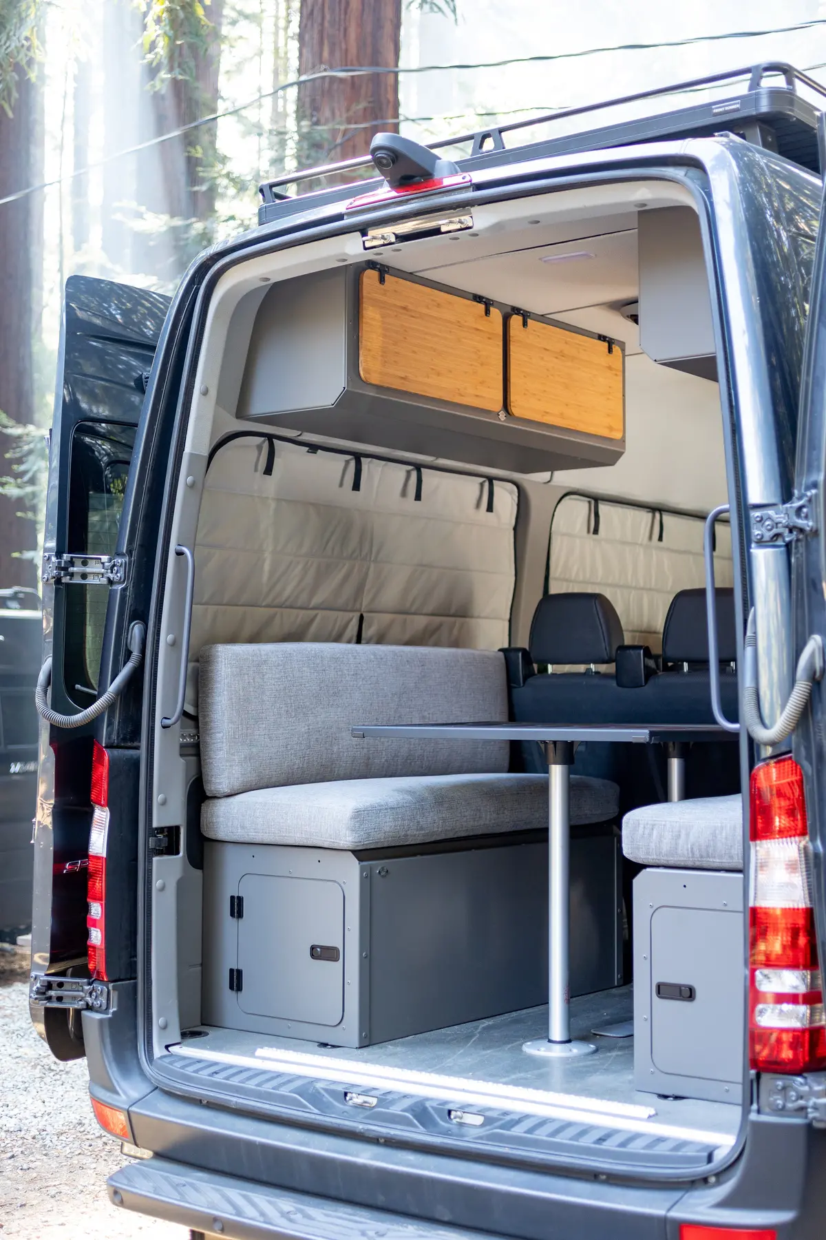 Vanessential Mercedes Sprinter Stealth Passenger Van Middle Window Covers 4