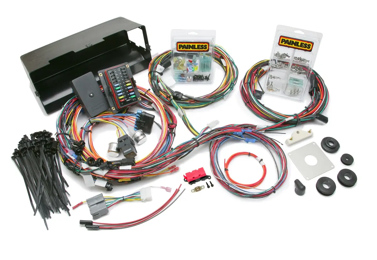 Painless Wiring 10114 28 Circuit Direct Fit Harness; W/O Switches; 1