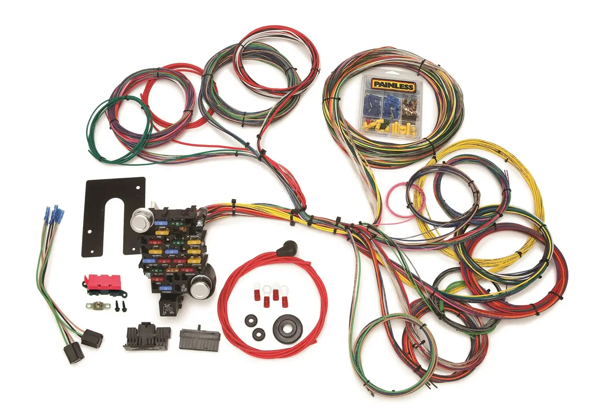 Painless Wiring 10204 28 Circuit Classic-Plus Customizable Pickup Chassis Harness 1
