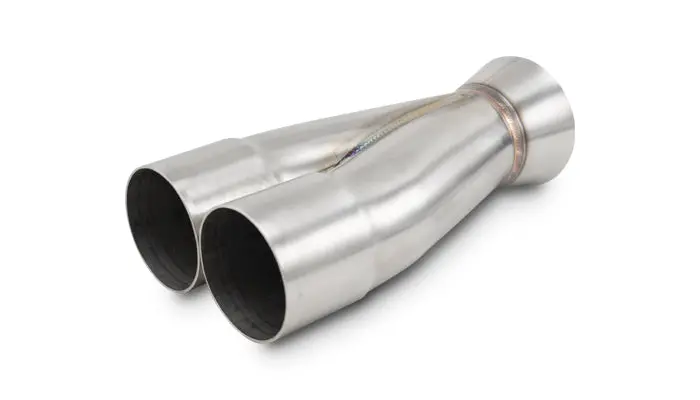 Vibrant Performance 10356 2-1 Merge Collector, 2.25" Inlet I.D. X 3" Outlet O.D., 8.75" Overall Length 1