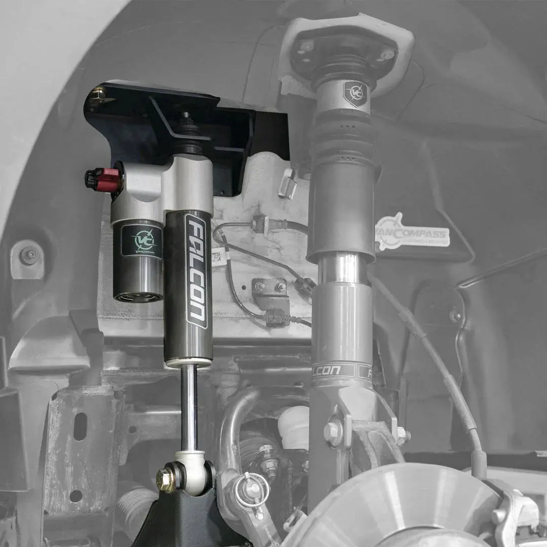 Van Compass 2015+ Mercedes Sprinter 4X4 2500/3500 - Front Falcon 3.3 Fast Adjust Shock Kit 2