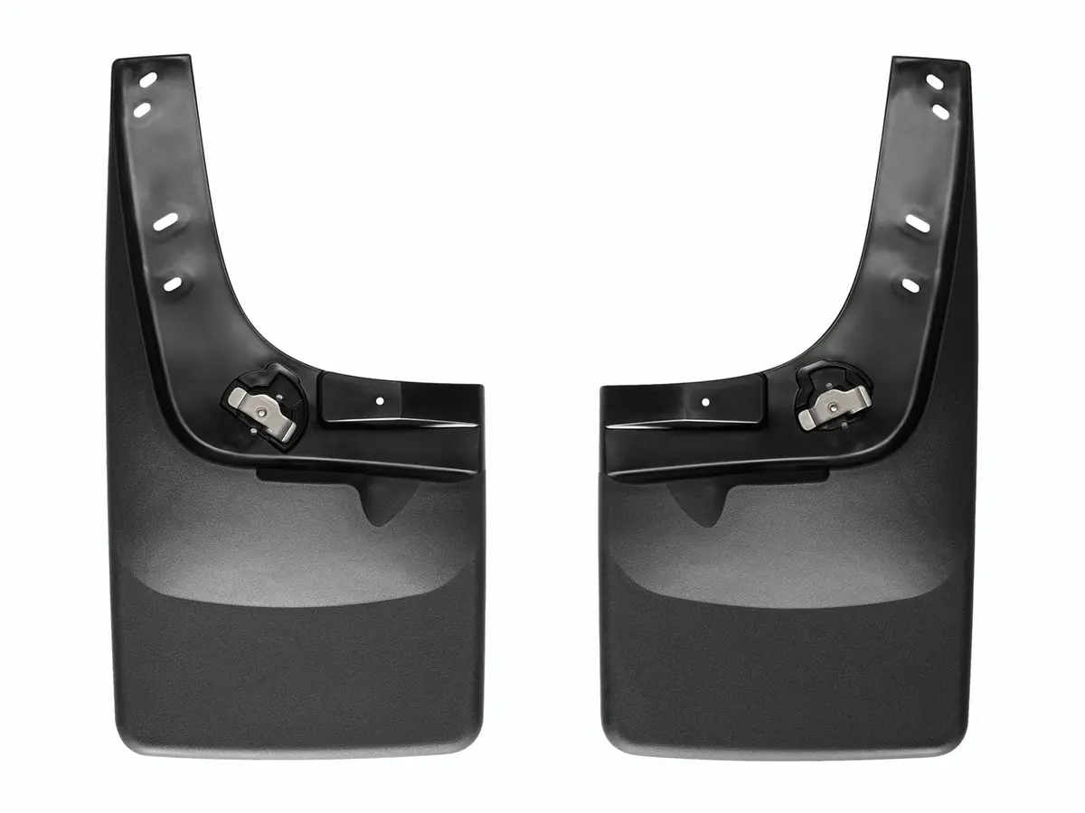 Weathertech 110012 Mudflap No-Drill Digitalfit®; Black; 1