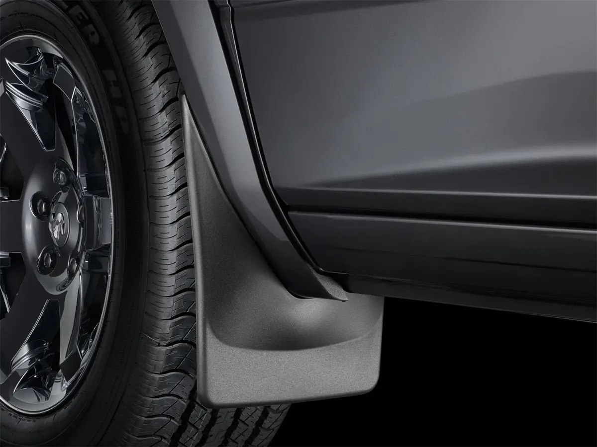 Weathertech 110055-120055 Mudflap No-Drill Digitalfit® Mudflap Kit; Black; 1