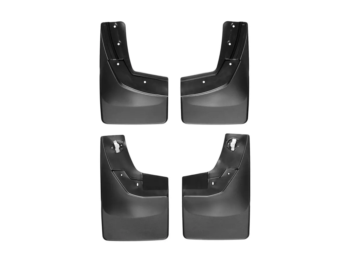 Weathertech 110035-120035 Mudflap No-Drill Digitalfit® Mudflap Kit; Black; 1