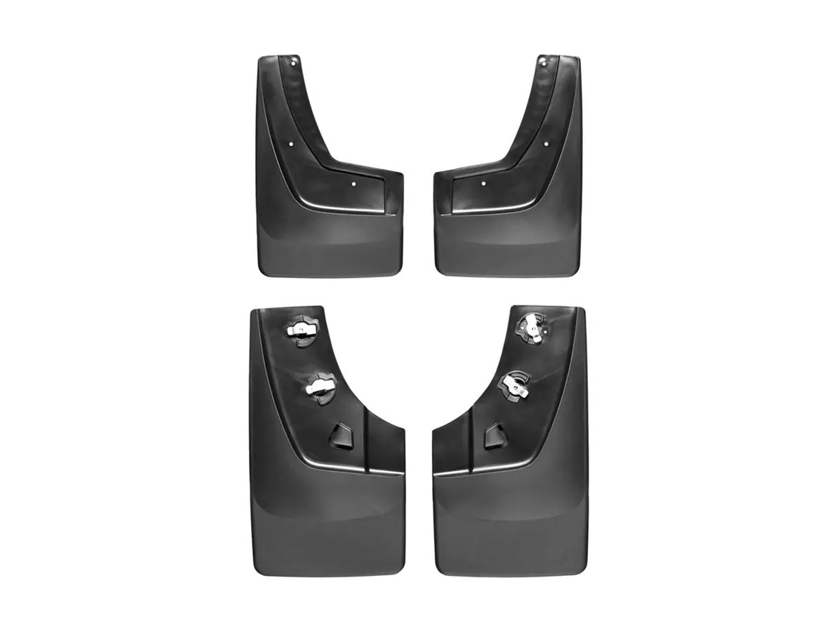 Weathertech 110036-120036 Mudflap No-Drill Digitalfit® Mudflap Kit; Black; 1