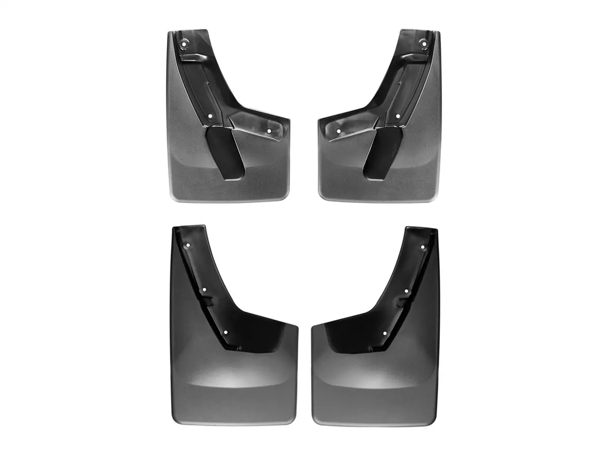 Weathertech 110038-120037 Mudflap No-Drill Digitalfit® Mudflap Kit; Black; 1