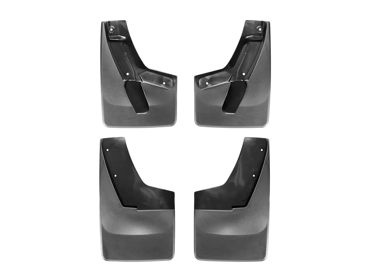 Weathertech 110038-120038 Mudflap No-Drill Digitalfit® Mudflap Kit; Black; 1
