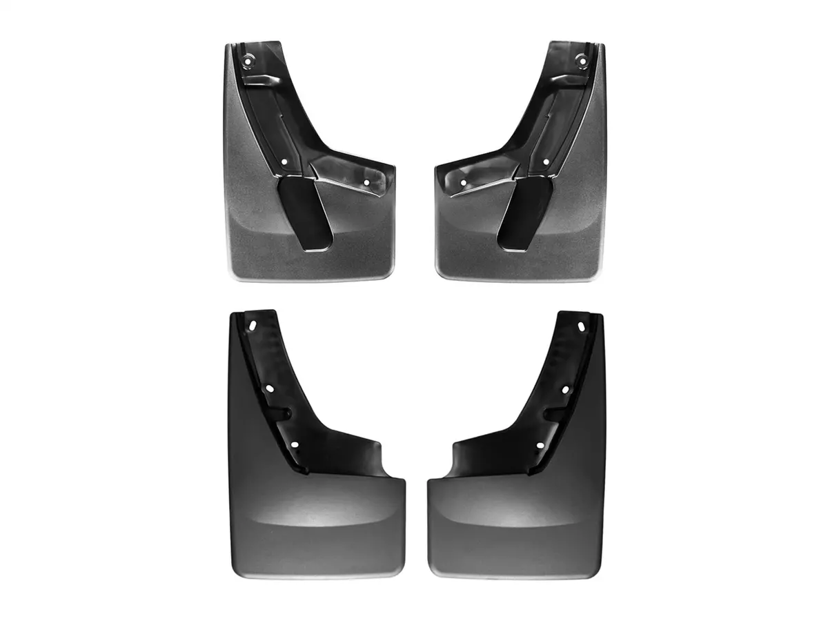 Weathertech 110038-120048 Mudflap No-Drill Digitalfit® Mudflap Kit; Black; 1