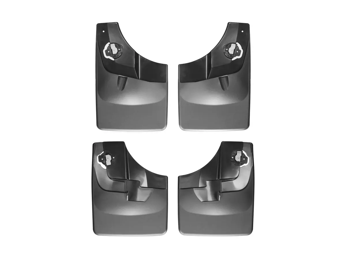 Weathertech 110044-120044 Mudflap No-Drill Digitalfit® Mudflap Kit; Black; 1