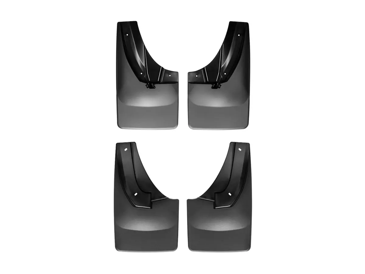 Weathertech 110045-120024 Mudflap No-Drill Digitalfit® Mudflap Kit; Black; 1