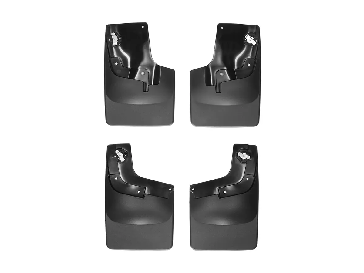 Weathertech 110049-120049 Mudflap No-Drill Digitalfit® Mudflap Kit; Black; 1
