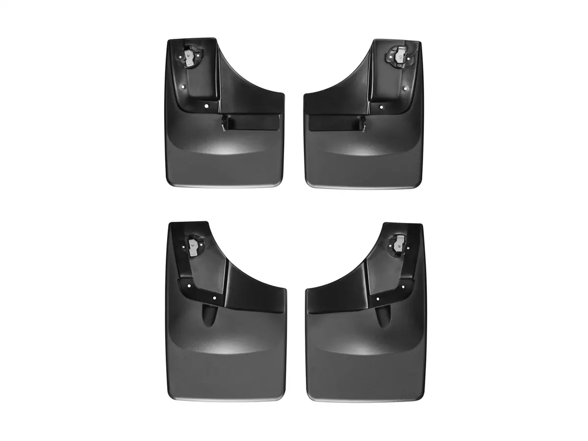 Weathertech 110050-120050 Mudflap No-Drill Digitalfit® Mudflap Kit; Black; 1