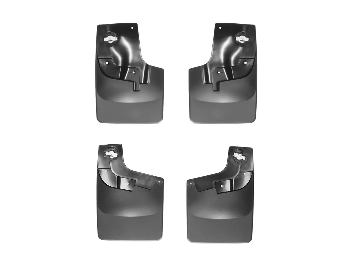 Weathertech 110052-120052 Mudflap No-Drill Digitalfit® Mudflap Kit; Black; 1