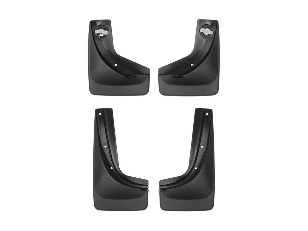 Weathertech 110054-120054 Mudflap No-Drill Digitalfit® Mudflap Kit; Black; 1