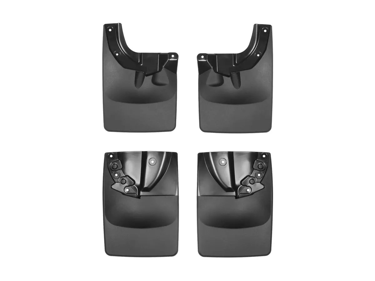 Weathertech 110056-120056 Mudflap No-Drill Digitalfit® Mudflap Kit; Black; 1