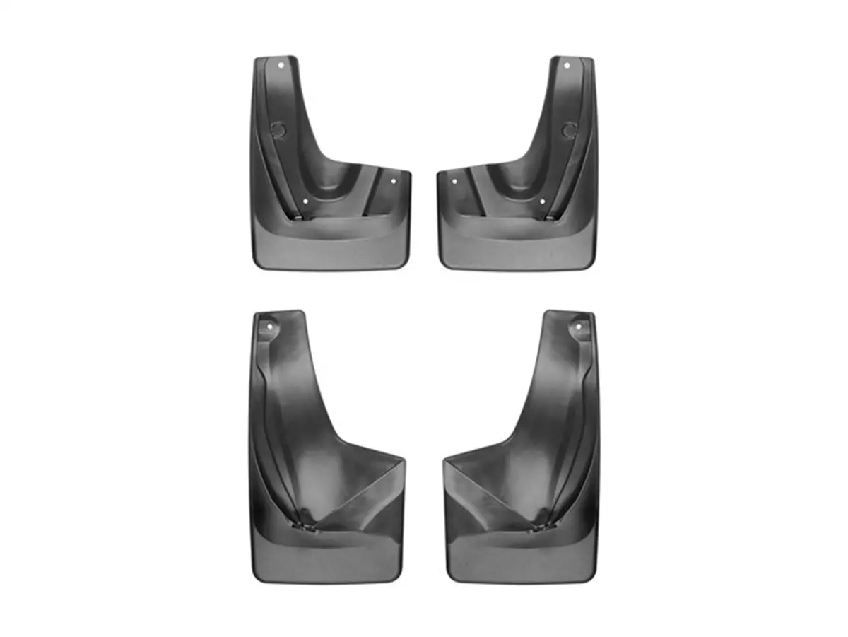 Weathertech 110083-120083 Mudflap No-Drill Digitalfit® Mudflap Kit; Black; 1