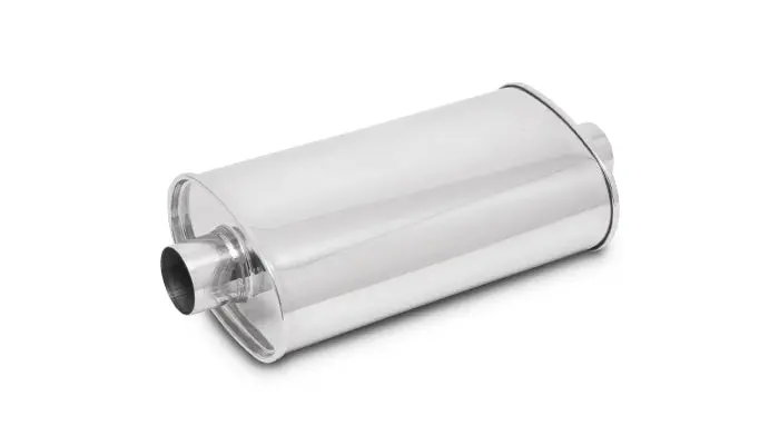 Vibrant Performance 1135 Streetpower Oval Muffler, 3.5" Inlet/Outlet (Center-Center) 1
