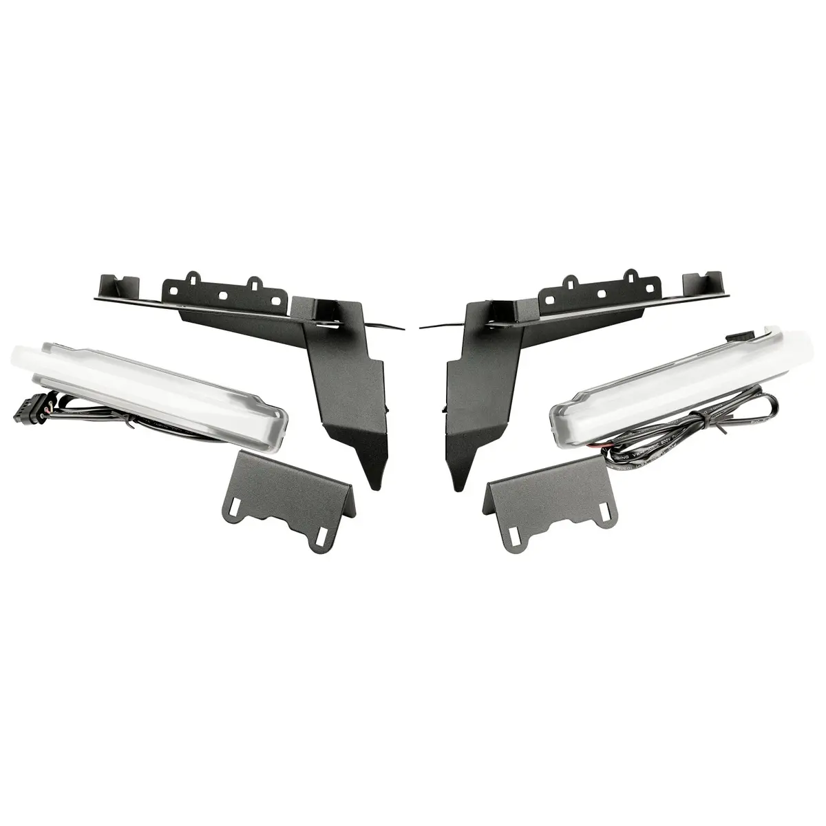 Rugged Ridge 11640.96 Chop Brackets, W/Drl Set, Front; 18-21 Wrangler Jl & 20-21 Jt Rubicon 1