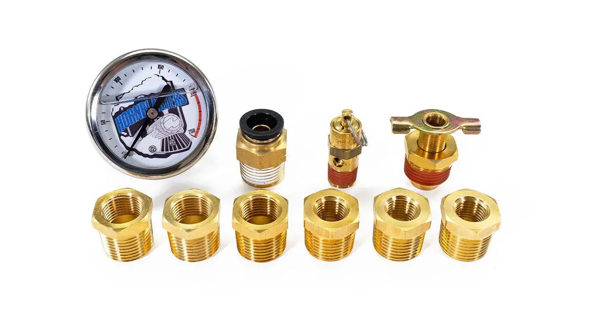 12-Gallon Triple Compressor Fitting Kit 4