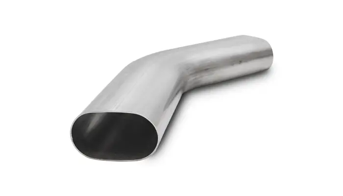 Vibrant Performance 13189 45 Degree (Horizontal) Oval Mandrel Bend, 3" 1