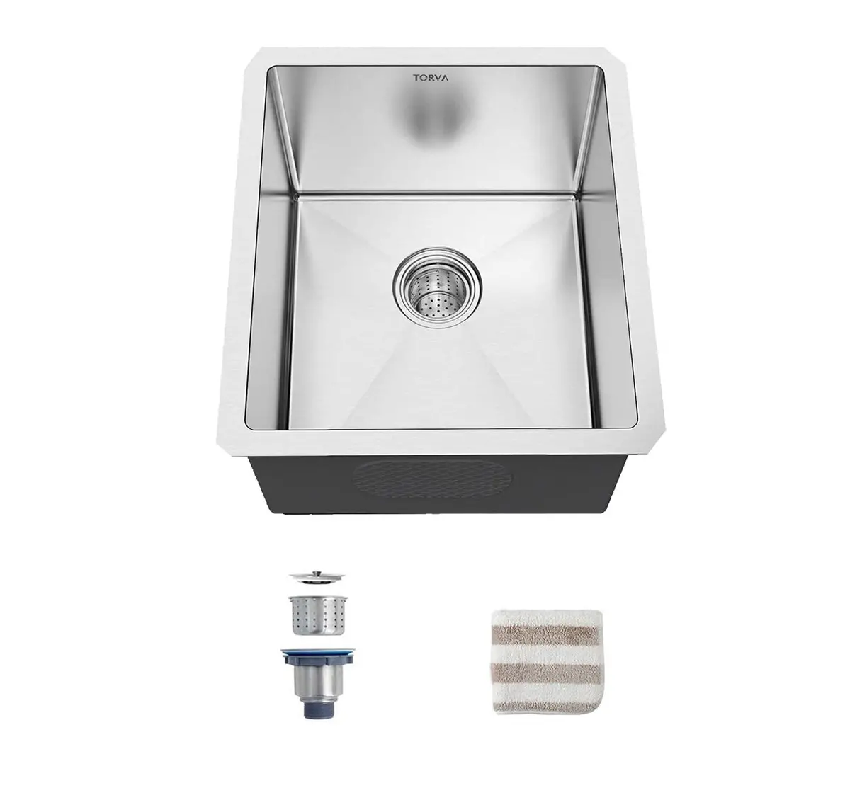 Torva 14-Inch Undermount  Sink – Stainless Steel 1