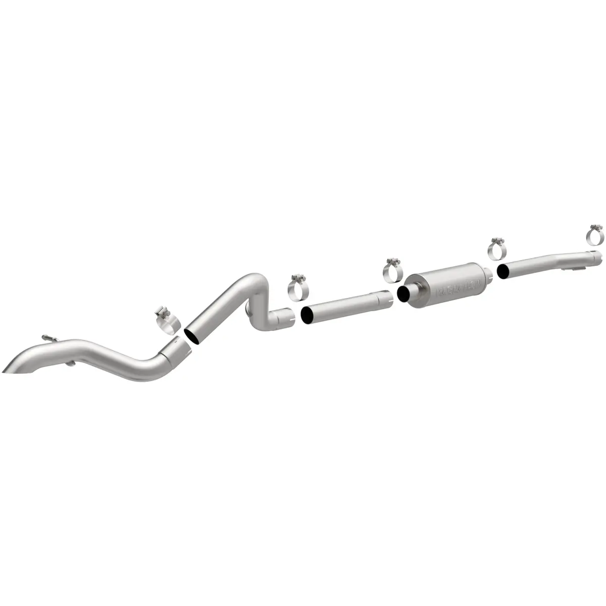Magnaflow Exhaust Products 15239 Magnaflow Rock Crawler Series Stainless Cat-Back System 1