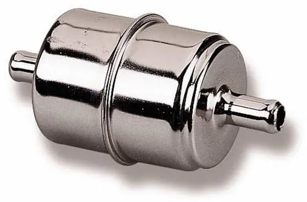Holley 162-524 Chrome Fuel Filter 1