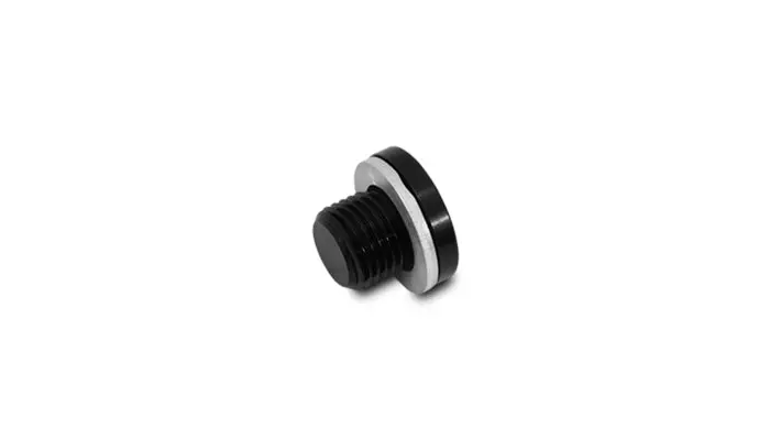 Vibrant Performance 16666 Metric Port Plug; Size: M10 X 1.5; Includes Crush Washer 1