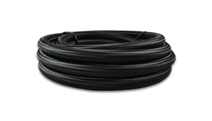 Vibrant Performance 18966 10Ft Roll Of Black Nylon Braided Flex Hose With Ptfe Liner; An Size: -6 1