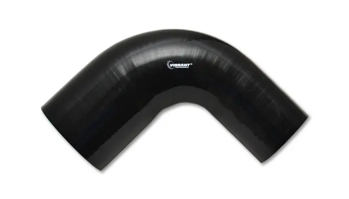 Vibrant Performance 19786 90 Degree Reducer Elbow, 1.75" I.D. X 1.50" I.D. X 4.00" Leg Length - Black 1