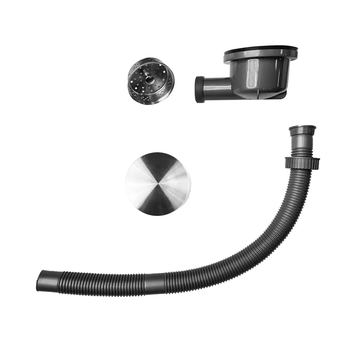 Low Profile Drain For Camper Van / Rv Plumbing 3 1/2 Inch 1