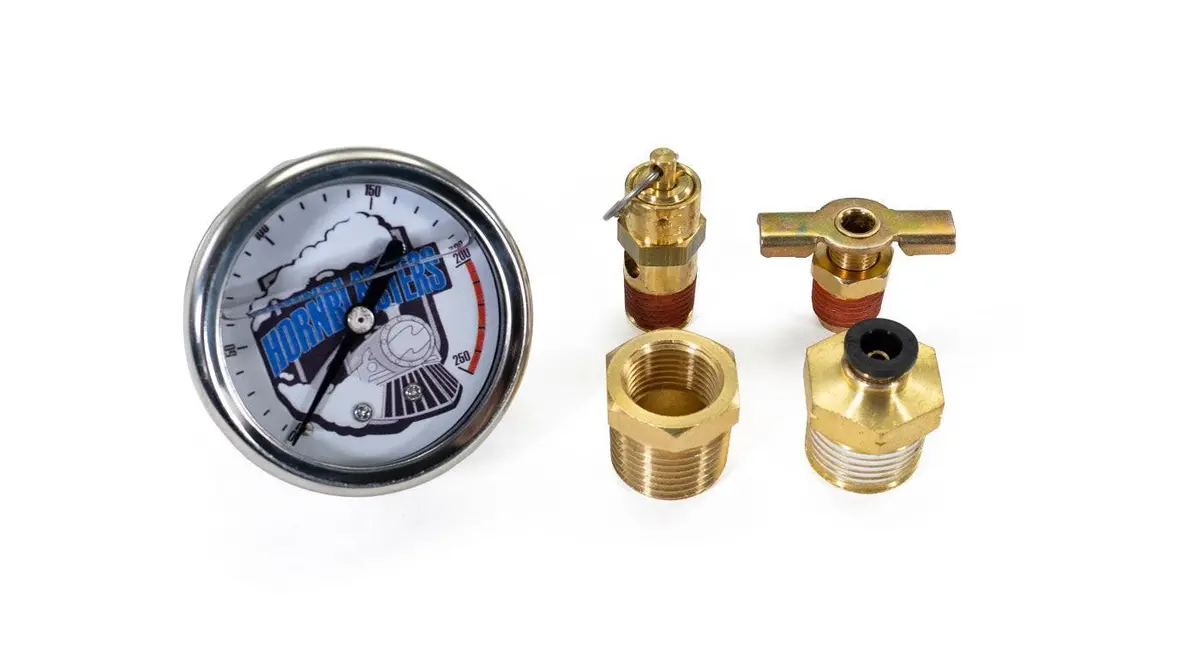 Compact 2-Gallon Air Compressor Fitting Kit for Single-Unit Systems - Image 4