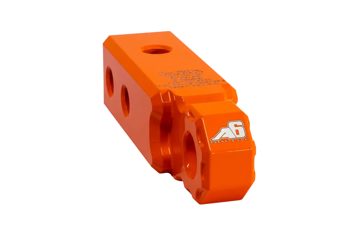 Shackle Block 2" Assembly - Orange 2