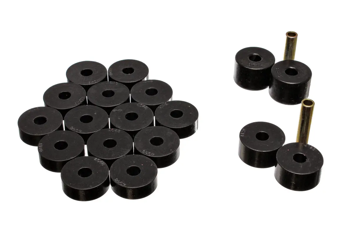 Energy Suspension 2.4106G Body Cab Mount Set; Black; Performance Polyurethane; 1