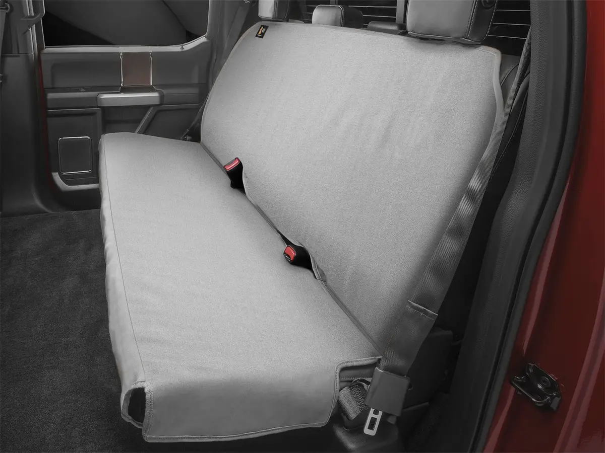 Weathertech De2020gy Seat Protector; Gray; Bench Seat Width 60 In.; Depth 19 In.; Back Height 23 In.; 1