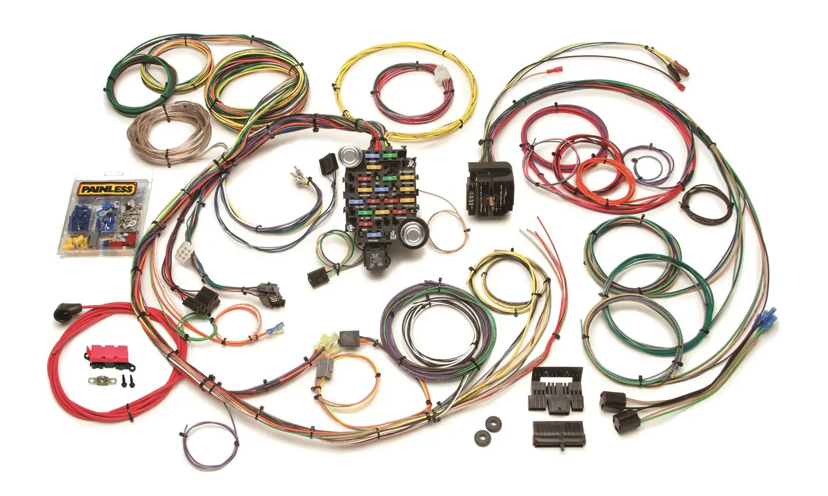 Painless Wiring 20101 24 Circuit Classic-Plus Customizable Chassis Harness 1