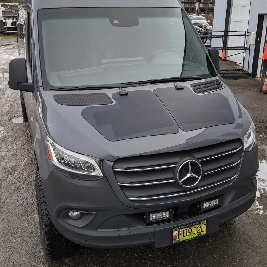 Cascadia 4X4 Complete Vss System™ 90 Watt Hood Solar Panels (2019+) 1