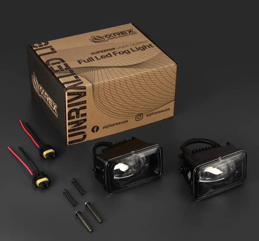 Alpharex 210009 Doubletap Dual Color Led Projector Fog Lights 1