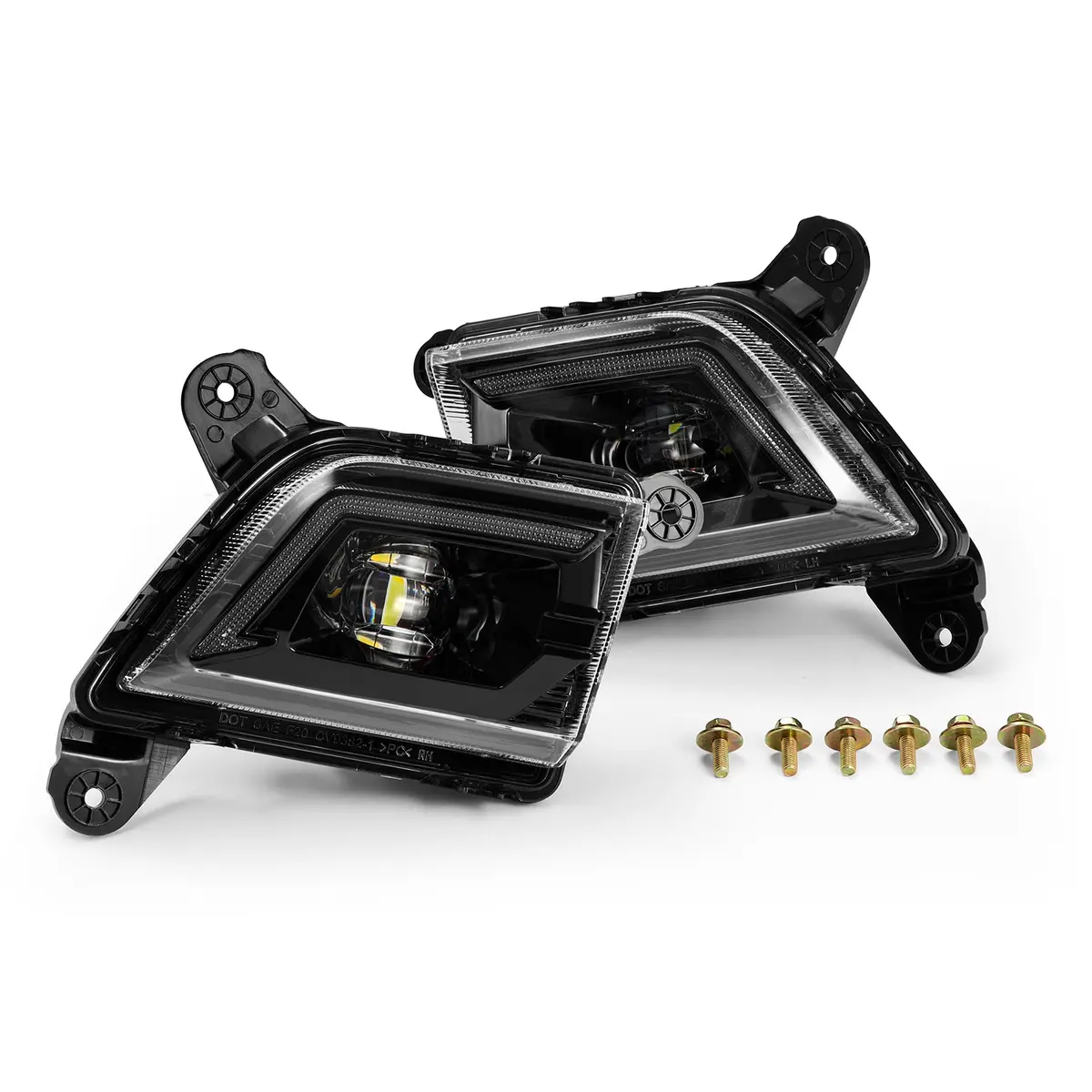 Alpharex 210017 Doubletap Dual Color Led Projector Fog Lights 2