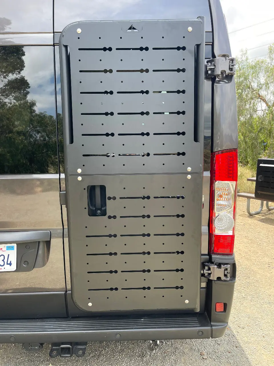Aluminess 2013+ Ram Promaster Full Backpack Plate 1