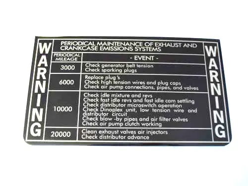 Air Box Warning Transfer 24602090 1