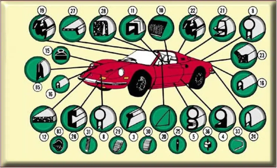 Engine Surround Rubber Rrb85 1