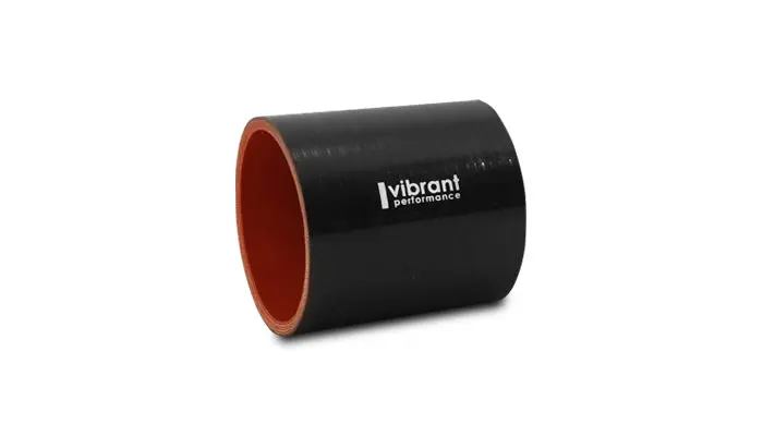 Vibrant Performance 2720 Straight Hose Coupler, 3.25" I.D. X 3.00" Long - Black 1